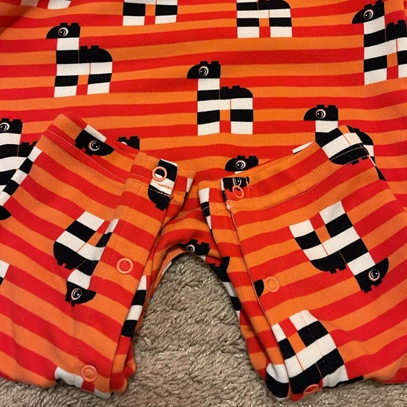 One of a Kind  Boys Kids Adidas and Lego Duplo One Piece Sleeper Pajamas size 2T - Picture 15 of 16